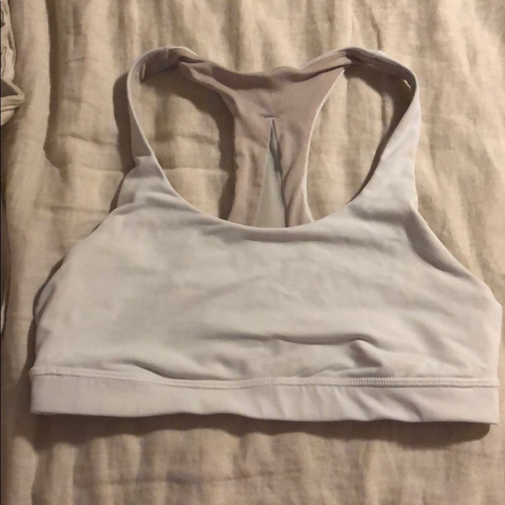lululemon invigorate bra - white
